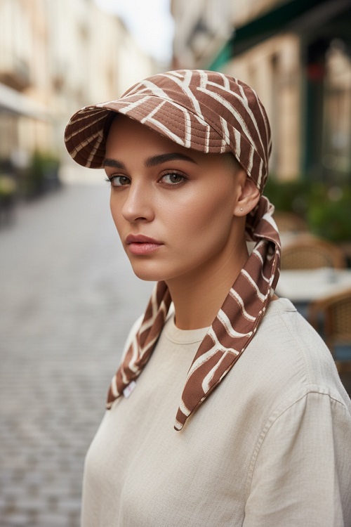 PAÑOLETA CON VISERA GRETA