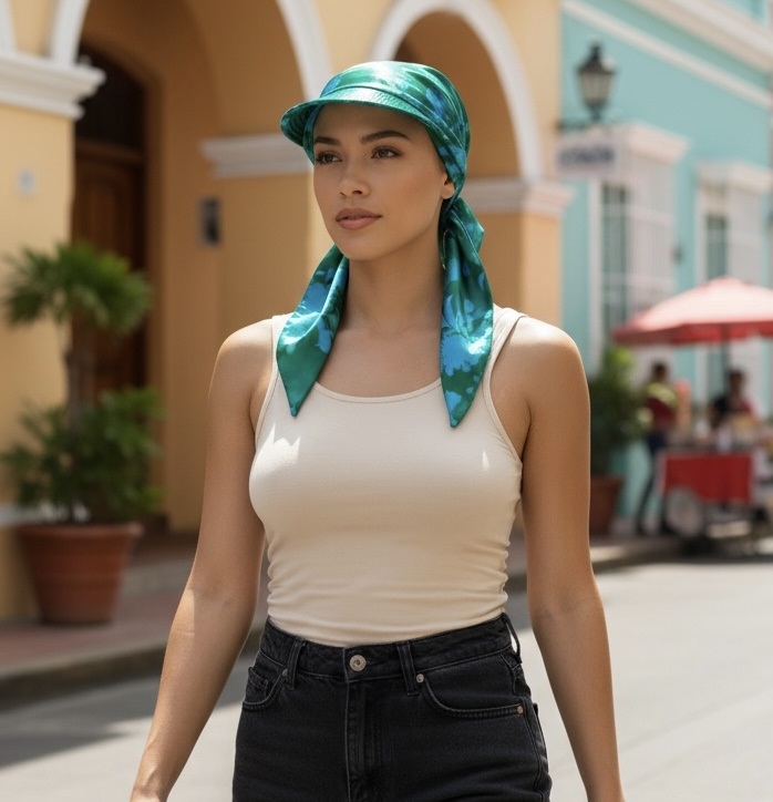 PAÑOLETA CON VISERA CELINE