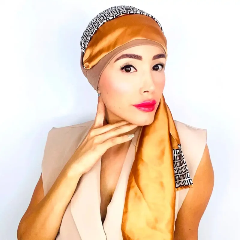 turbante briana turbantes oncológicos en Bogotá