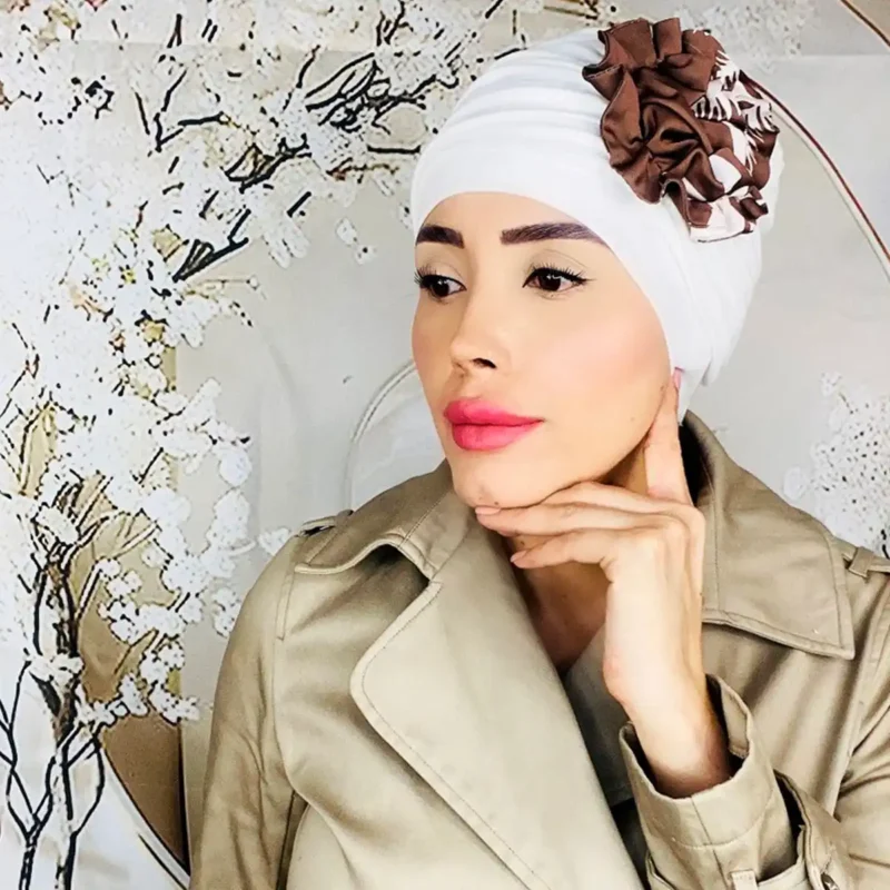 Turbante Evelyn pelucas rossy turbantes oncologicos en bogota