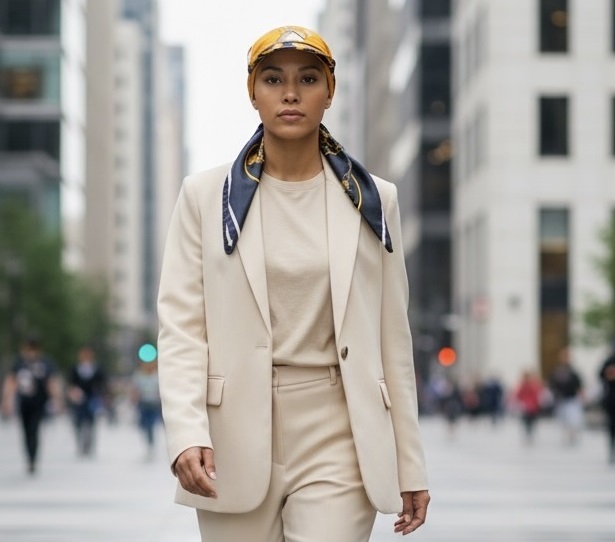 PAÑOLETA CON VISERA BRUNA