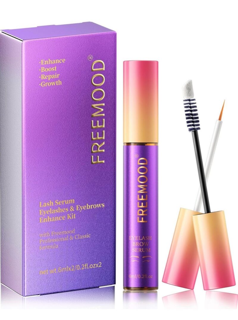 Serum para Cejas y Pestañas FREEMOOD – Fortalece, Repara y Estimula el Crecimiento Natural